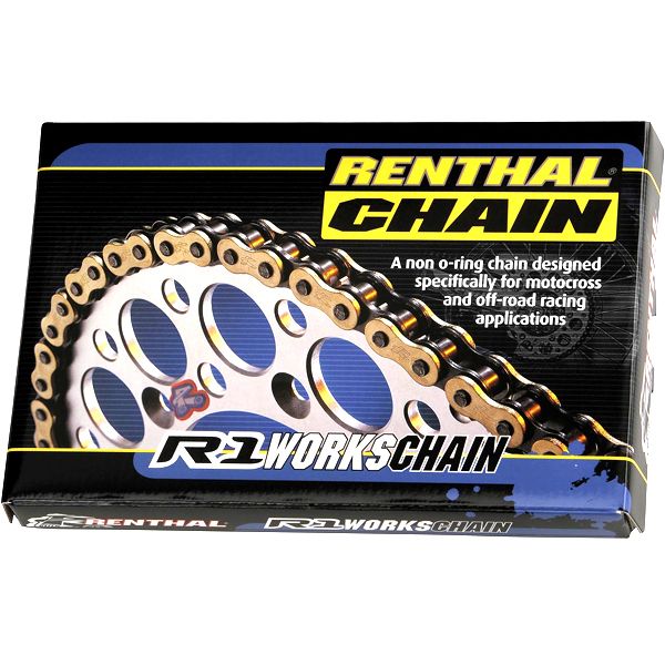 RENTHAL 428-R1 WORKS NON SEALED MOTOCROSS CHAIN