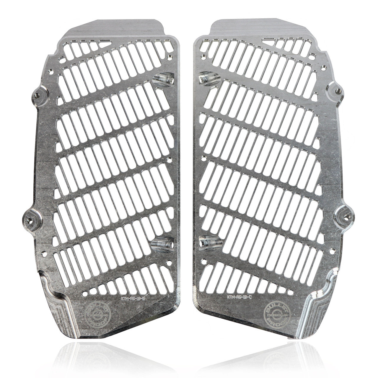 BULLETPROOF DESIGNS RADIATOR GUARDS, KTM/HUSQVARNA/GAS GAS RADIATOR GUARDS ALL MODELS 125-501 17-25