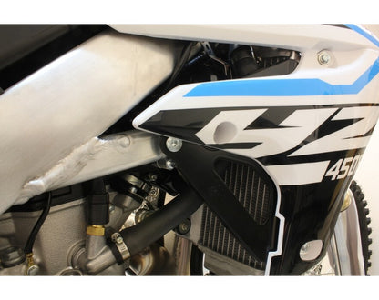 WORKS CONNECTION RADIATOR BRACES, YAMAHA 18-22 YZ450F/19-23 YZ450FX