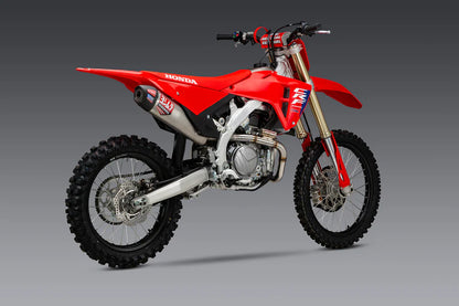 YOSHIMURA RS-12 STAINLESS FULL EXHAUST SYSTEM W / STAINLESS SILENCER, HONDA 25 CRF450R/25 CRF450RX