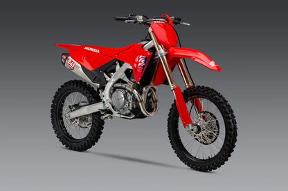 YOSHIMURA RS-12 STAINLESS FULL EXHAUST SYSTEM W / STAINLESS SILENCER, HONDA 25 CRF450R/25 CRF450RX