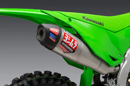 YOSHIMURA RS-12 STAINLESS FULL EXHAUST SYSTEM W / STAINLESS SILENCER, KAWASAKI 24-25 KX450/KX450X