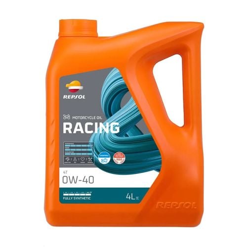 REPSOL SYNTHETIC 0W40 RACING ENGINE OIL SNOW 4T