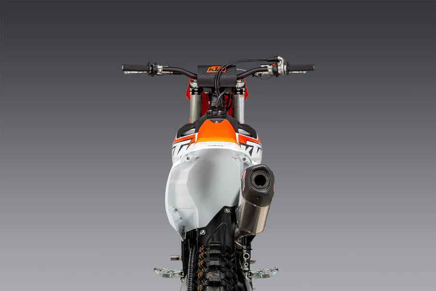 YOSHIMURA RS-12 FULL TITANIUM EXHAUST SYSTEM W / TITANIUM SILENCER, 23+KTM 450 SX/XC-F/ 23+HUSQVARNA FC/FX 450 / 24+GAS GAS MC/EX 450F