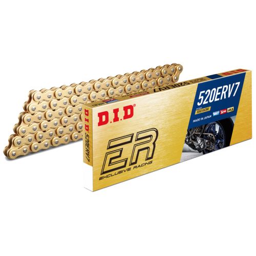 DID 520ERV7 GOLD X-RING SEALED CHAIN