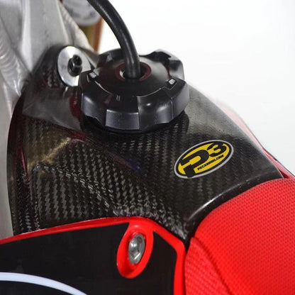 P3 CARBON GAS TANK COVER, HONDA CRF450R 19-20, CRF450 RWE 19-20, CRF250R 18-21