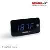 KOSO SUPER SLIM TOUCH VOLT / TEMPERATURE GAUGE (BLUE DISPLAY)