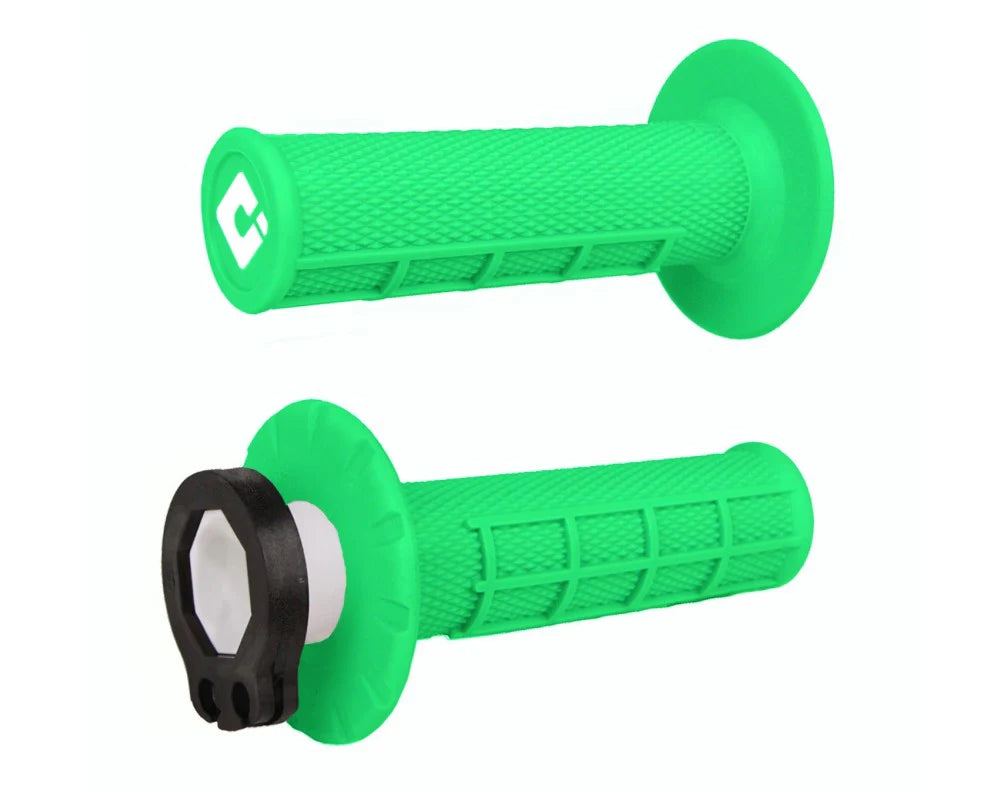 ODI HALF-WAFFLE MX V2 LOCK-ON GRIPS