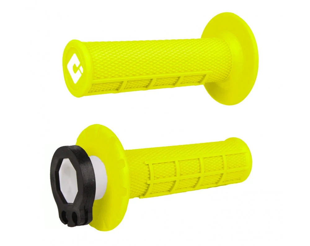 ODI HALF-WAFFLE MX V2 LOCK-ON GRIPS