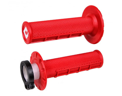 ODI HALF-WAFFLE MX V2 LOCK-ON GRIPS