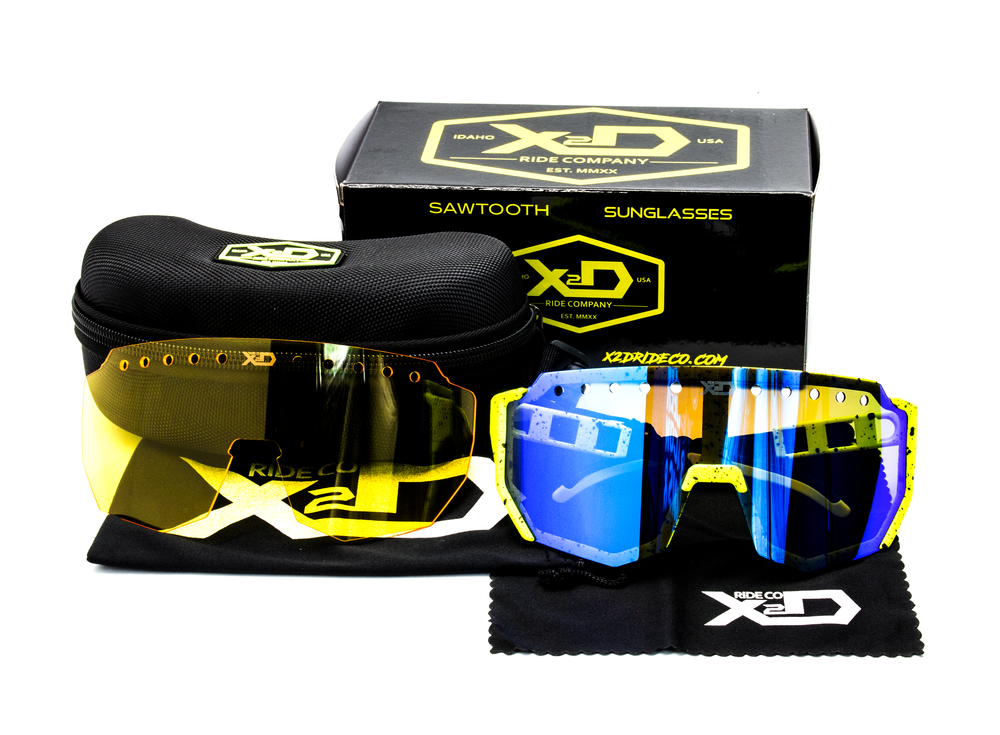 X2D SAWTOOTH SUNGLASSES (HI VIZ)